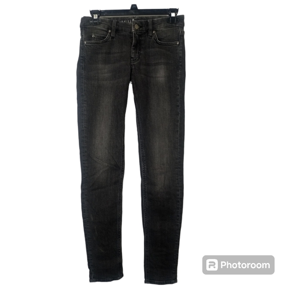 Anthropologie M.i.H The Breathless Jeans  Size 25 Retro Black #MIHJeans - Picture 1 of 14